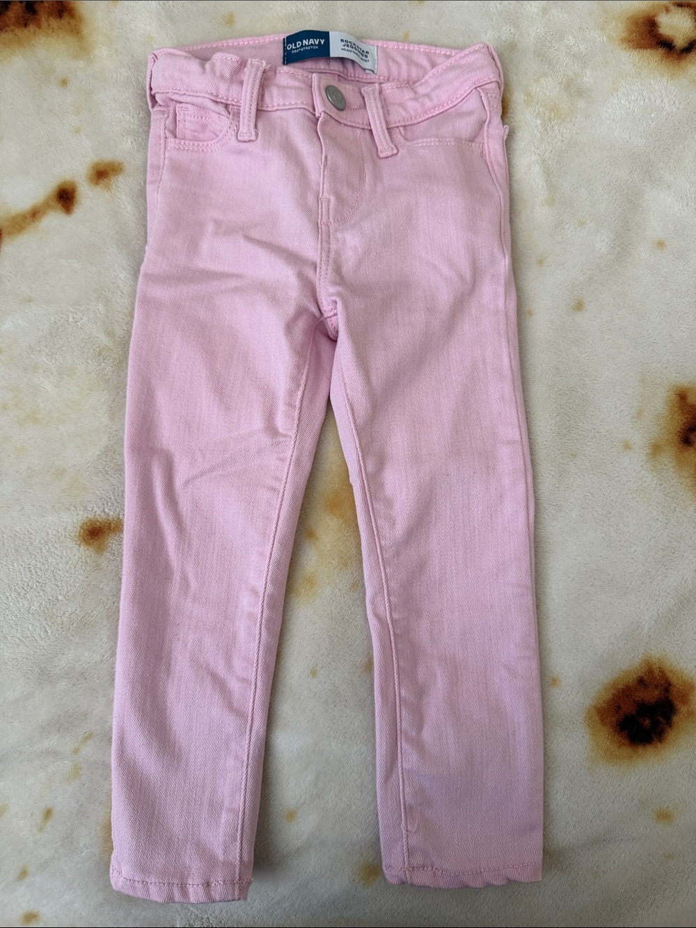 Toddler girl pink jeggings